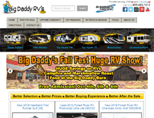 Tablet Screenshot of bigdaddyrvs.com